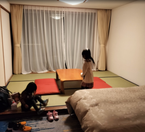 娘たちにとって初めての宿泊旅行